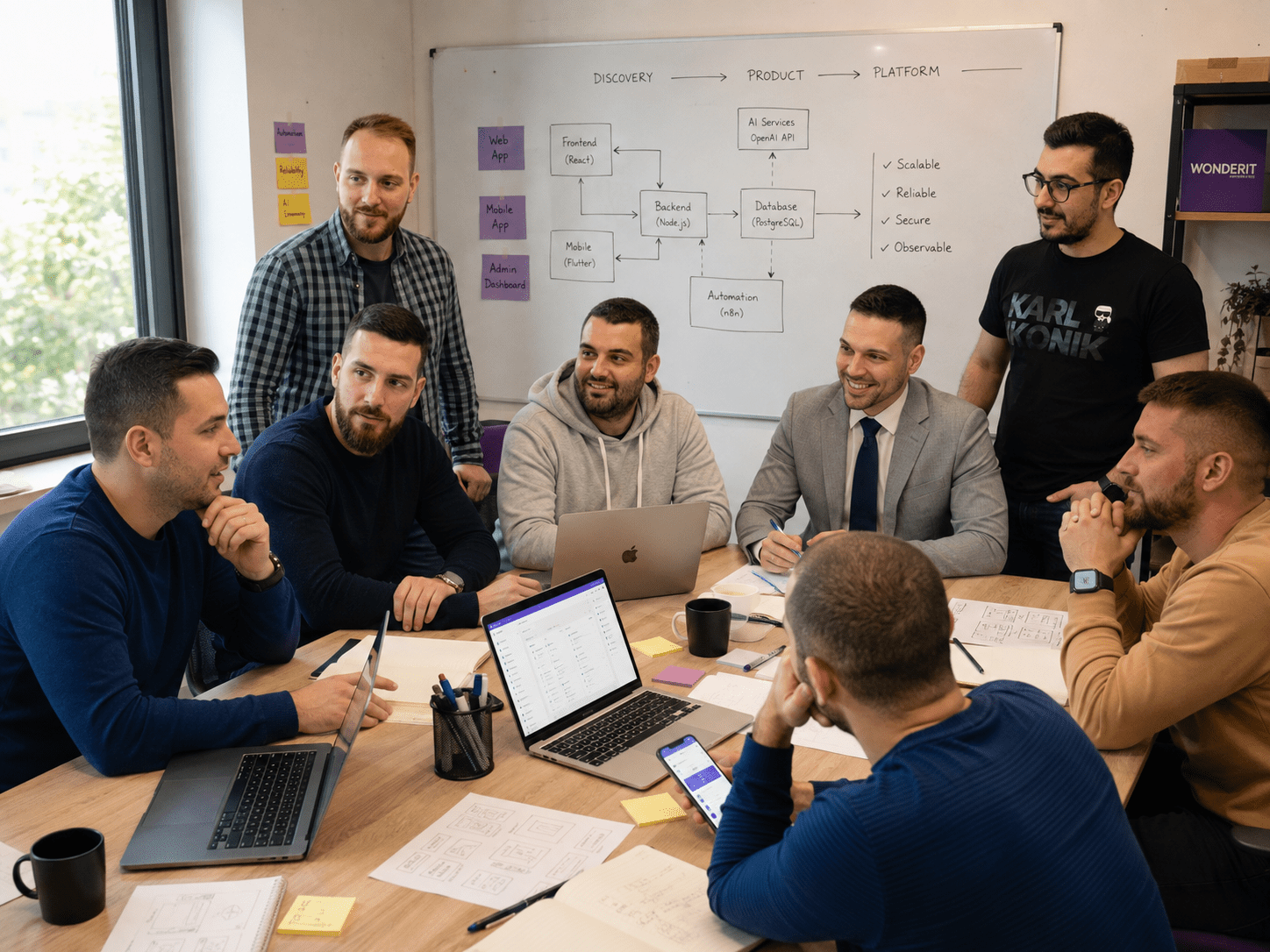 WonderIT software development team collaboration